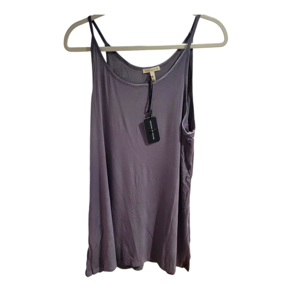 Articles of Society Gray Viscose Tank Top